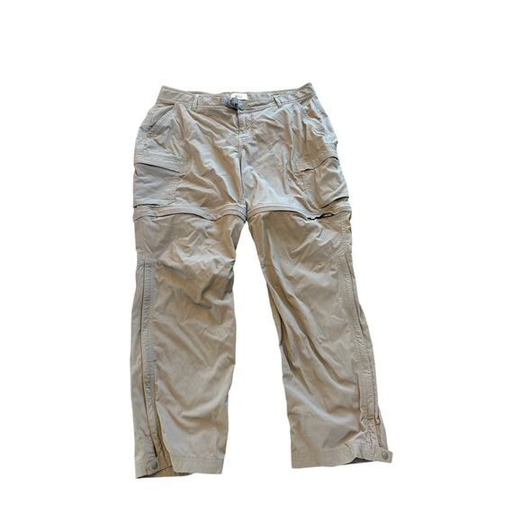 REI CO-OP Relaxed Fit Green Sahara Convertible Relaxed Cargo Hiking Pants 16P - Picture 1 of 4